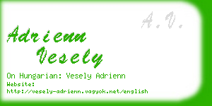 adrienn vesely business card